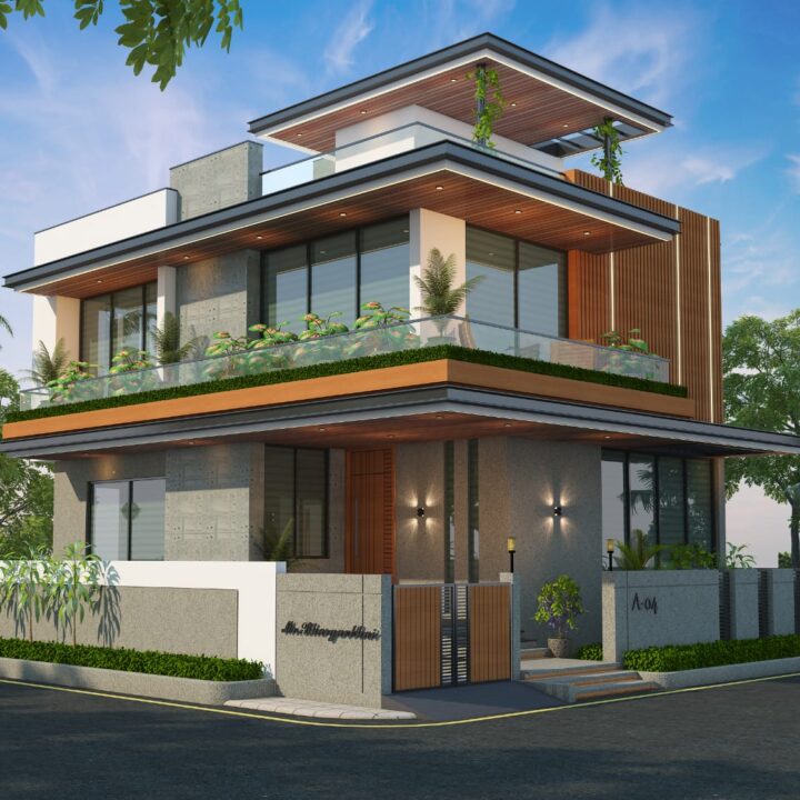 Stylish family apartment interior with modern furniture, spacious living area, and elegant lighting design.